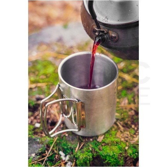 Kubek turystyczny 320ml ze stali nierdzewnej NEO 63-150