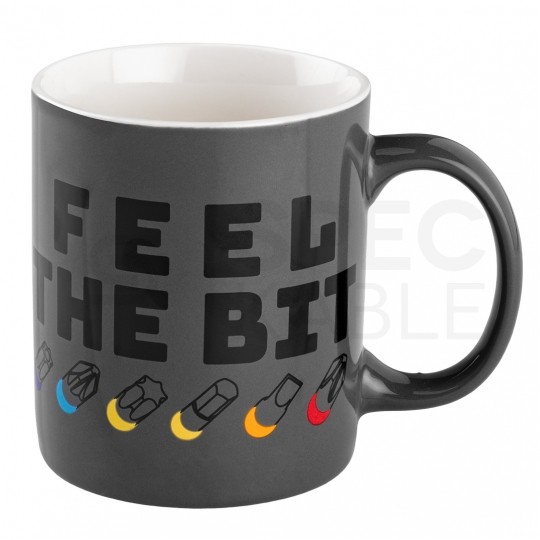 Kubek z nadrukiem "FEEL THE BIT" 330ml NEO