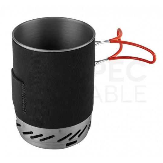 Kuchenka turystyczna, survivalowa (komplet garnek 1L, talerz 400ml + palnik) 3w1 NEO 63-151