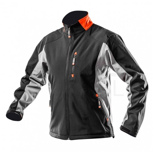 Kurtka ocieplana, czarno-szara SOFTSHELL robocza rozmiar XL/56 NEO 81-550-XL