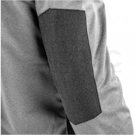 Kurtka ocieplana z kapturem, szara SOFTSHELL robocza rozmiar XXL/58 NEO 81-551-XXL