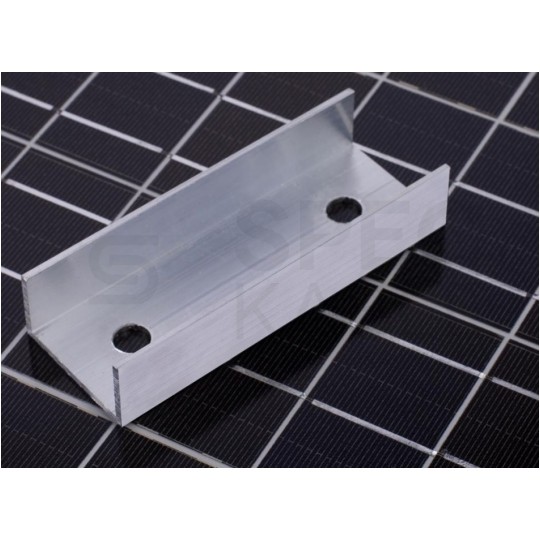 Łącznik aluminiowy 120mm szyn montażowych 40x40mm do paneli PV