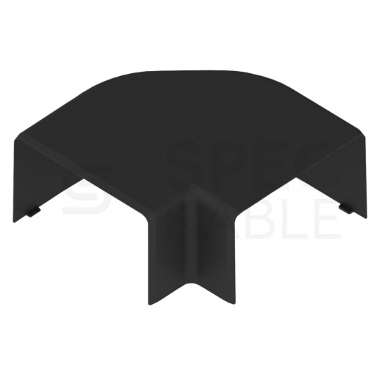 Łącznik kątowy do kanału parapetowego PK czarny 90x55 KOPOS