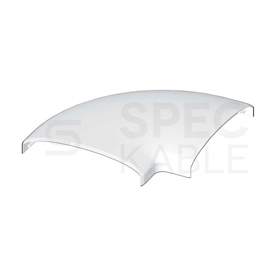 Łącznik kątowy LE 100x21mm biały KOPOS