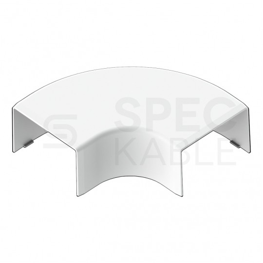 Łącznik kątowy zaokrąglony LH 60x40mm biały KOPOS