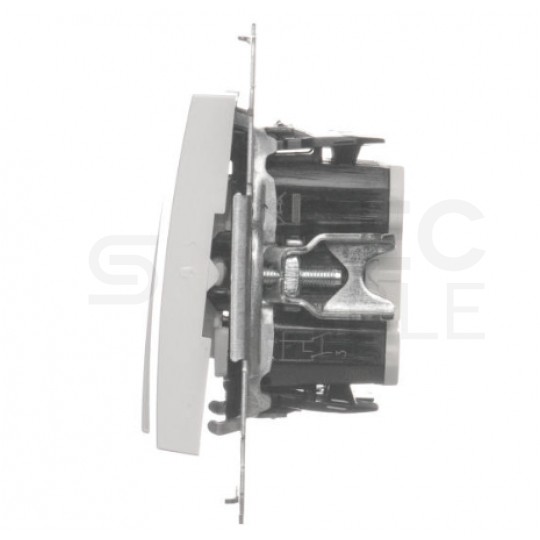 Łącznik krzyżowy podwójny bez piktogramu SIMON 54 biały 10AX Kontakt Simon DW7/2.01/X/11