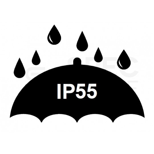 Łącznik krzyżowy pojedynczy natynkowy hermetyczny IP55 antracytowy 10AX Aquant 2K