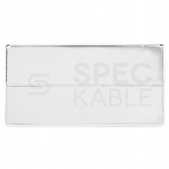 Łącznik modularny beczka 2xRJ45 8P8C kat.5e ekranowany FTP