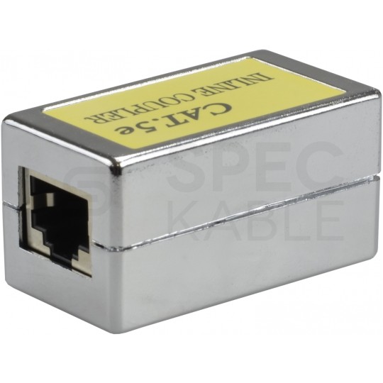 Łącznik modularny beczka 2xRJ45 8P8C kat.5e ekranowany FTP NEKU