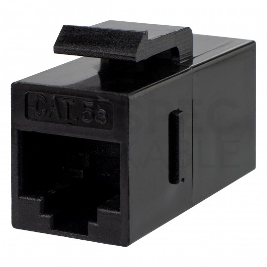 Łącznik modularny keystone 2xRJ45 8P8C kat.5e nieekranowany UTP NEKU