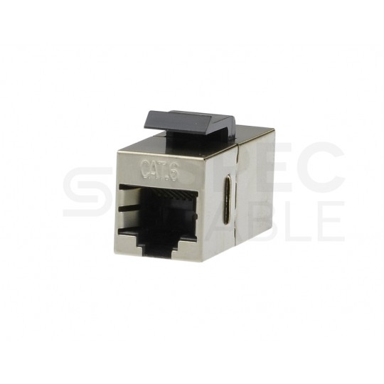 Łącznik modularny keystone 2xRJ45 8P8C kat.6 ekranowany FTP NEKU