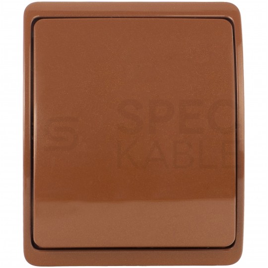 Łącznik pojedynczy natynkowy hermetyczny IP44 brązowy Koala ViPlast