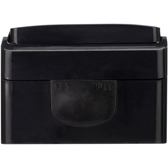 Łącznik pojedynczy natynkowy hermetyczny IP44 czarny Koala ViPlast