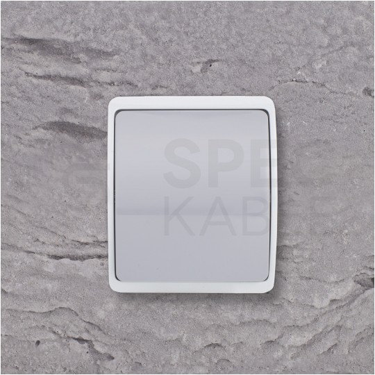 Łącznik pojedynczy natynkowy hermetyczny IP44 szary Koala ViPlast