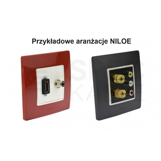 Łącznik pojedynczy NILOE biały 10AX Legrand