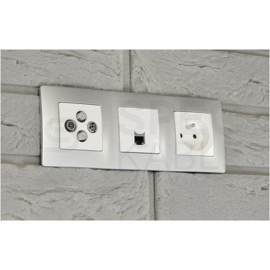 Łącznik pojedynczy NILOE biały 10AX Legrand