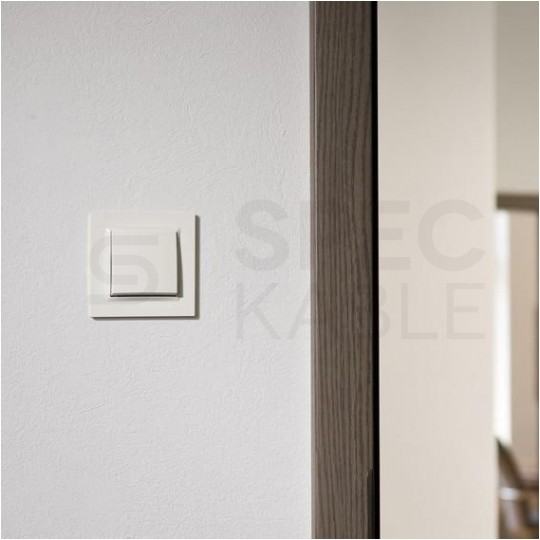 Łącznik pojedynczy SIMON 10 biały 10AX szybkozłącza Kontakt Simon CW1C.01/11