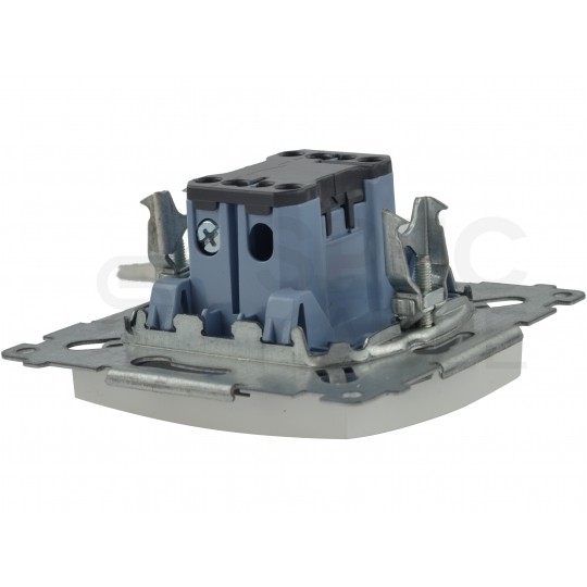 Łącznik pojedynczy SIMON 54 biały 16AX Kontakt Simon DW1A.01/11