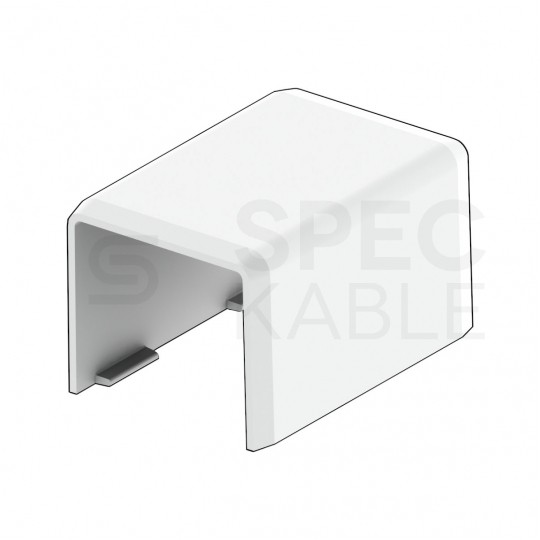 Łącznik prosty LHD 20x20mm biały KOPOS