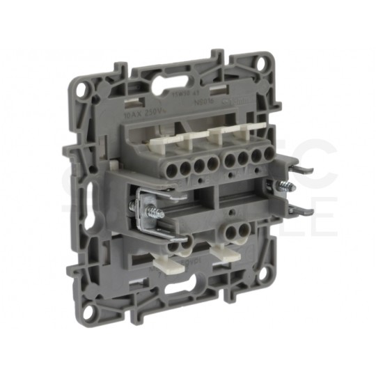 Łącznik schodowy podwójny NILOE biały 10AX bez piktogramu Legrand