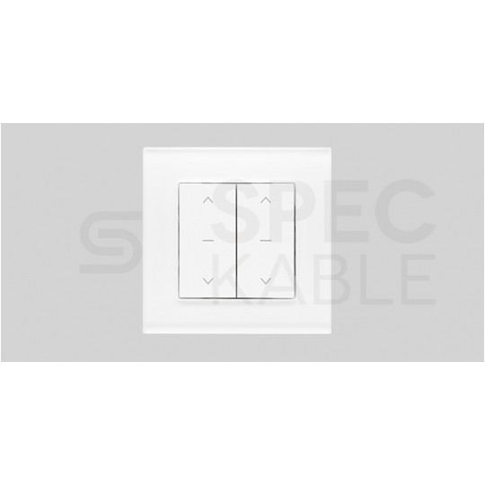 Łącznik schodowy pojedynczy SIMON 55 biały matowy 10AX Kontakt Simon TW6.01/111