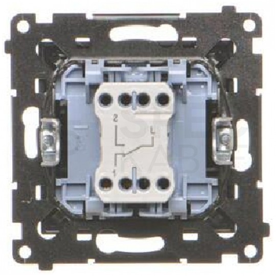 Łącznik schodowy pojedynczy SIMON 55 czarny matowy 10AX Kontakt Simon TW6.01/149