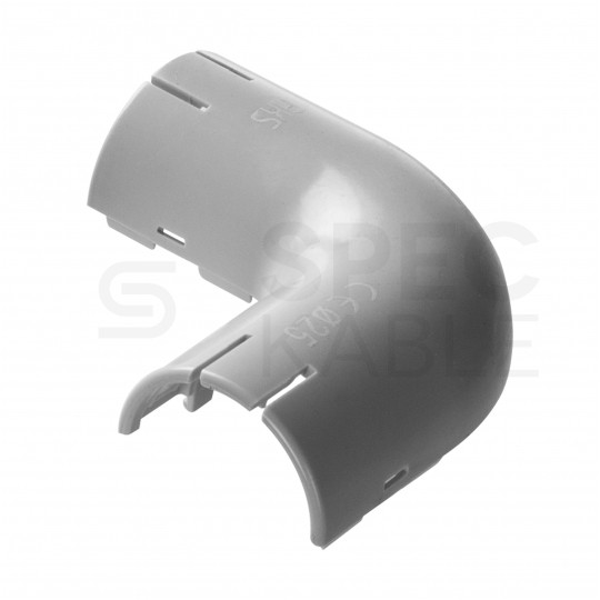 Łącznik składany kątowy LSK 25 szary do rur sztywnych (RL i RLM) oraz karbowanych (RKGL i RKGS) AKS