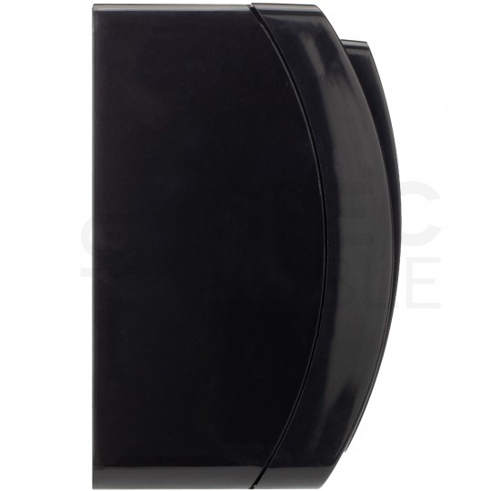 Łącznik świecznikowy podwójny natynkowy hermetyczny IP44 czarny Koala ViPlast