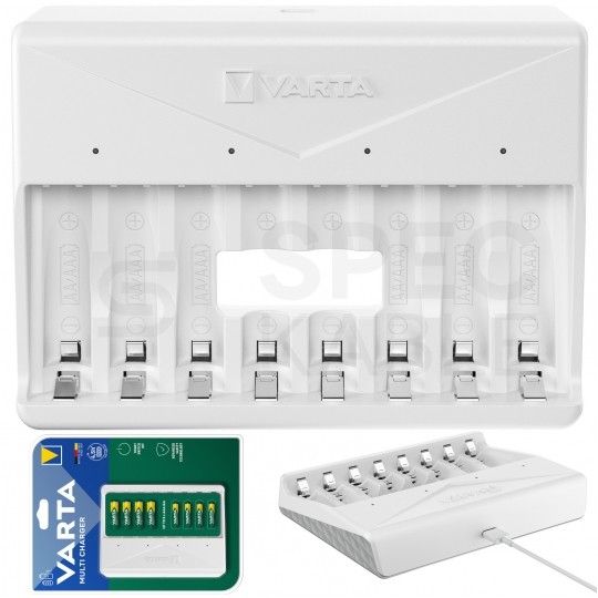 Ładowarka akumulatorów 8x Ni-MH (R03 AAA / R6 AA) Multi Charge Varta