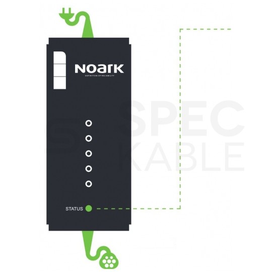 Ładowarka przenośna na kablu do pojazdów elektrycznych Type 1 i 2 11kW 16A 3F 5m NOARK