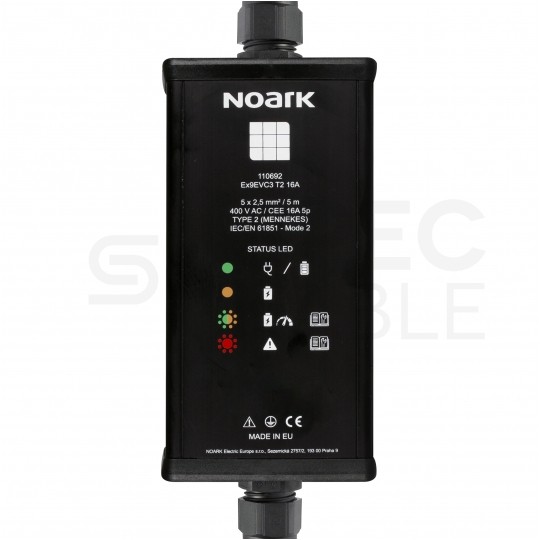 Ładowarka przenośna na kablu do pojazdów elektrycznych Type 1 i 2 11kW 16A 3F 5m NOARK