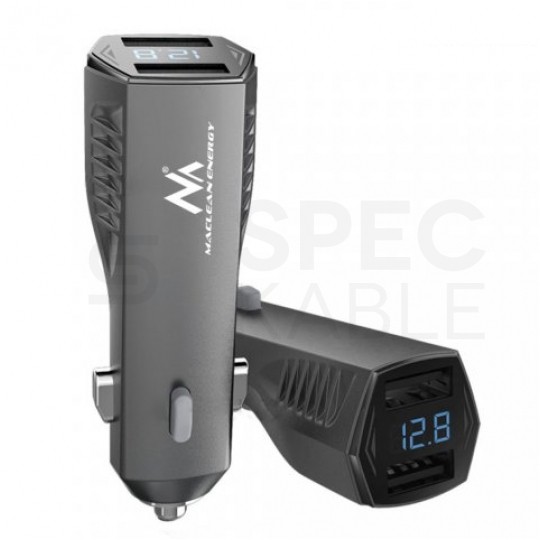 Ładowarka samochodowa 2x USB 5V / 2,4A MCE126 MACLEAN