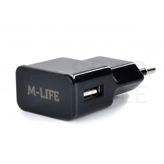 Ładowarka sieciowa 1x USB A (5V / 1A) M-LIFE