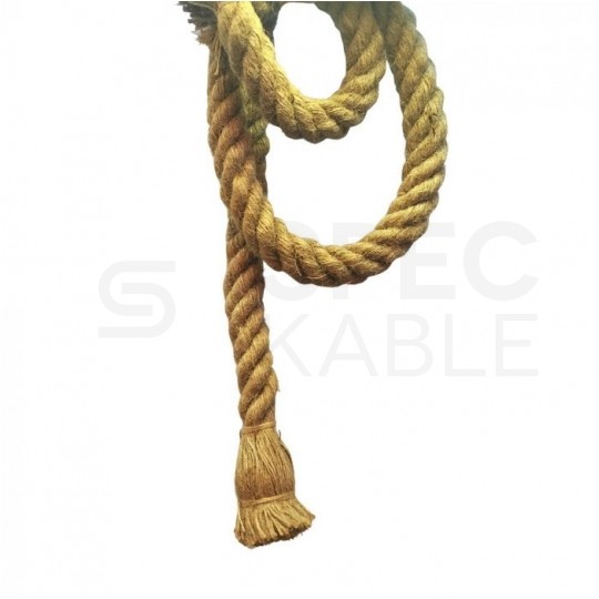 Lampa dekoracyjna wisząca sznur brązowy konopny 1,5m E27 max 60W IP20 V-TAC VT-7118