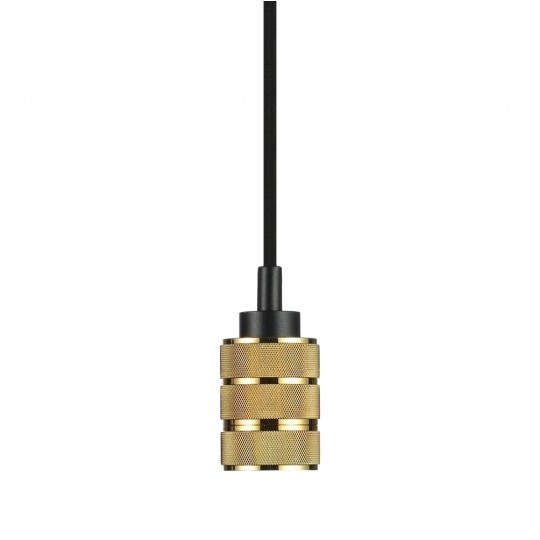 Lampa dekoracyjna wisząca złota 2 pierścienie 1m E27 max 60W IP20 V-TAC VT-7999