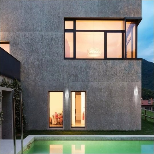 Lampa elewacyjna, kinkiet walec LED 6W 660lm 3000K IP65 szary barwa WW biała ciepła V-TAC VT-756-G