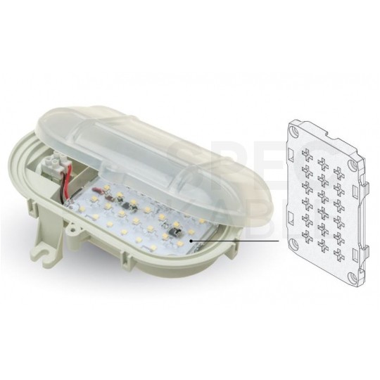 Lampa kanałowa, oprawa oświetleniowa LED 5W 4000K IP44 barwa NW biała neutralna PAWBOL