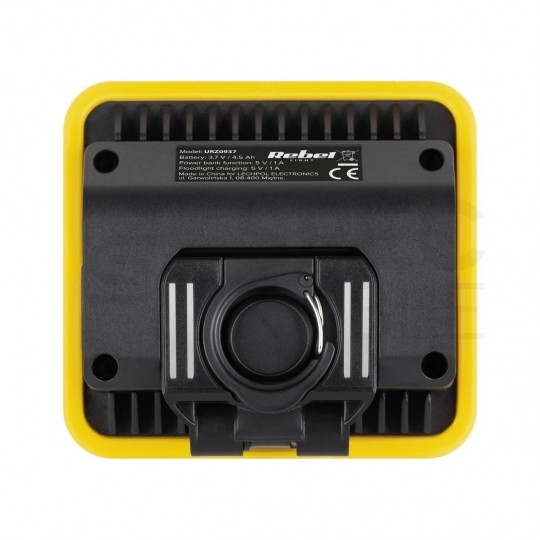Lampa robocza akumulatorowa LED 10W 1000lm 4000K reflektor warsztatowy USB IPX4 REBEL