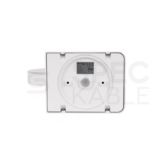 Lampa ścienna okrągła, kinkiet 350st LED 17W 2480lm 3000K biały barwa WW biała ciepła IP65 V-TAC VT-11020-RD-W