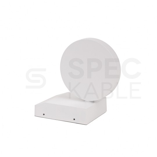 Lampa ścienna okrągła, kinkiet 350st LED 17W 2520lm 4000K biały barwa NW biała neutralna IP65 V-TAC VT-11020-RD-W