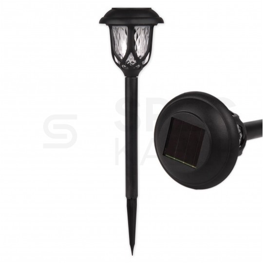 Lampa solarna LED 1W 50lm ogrodowa, wbijana 40cm IP44