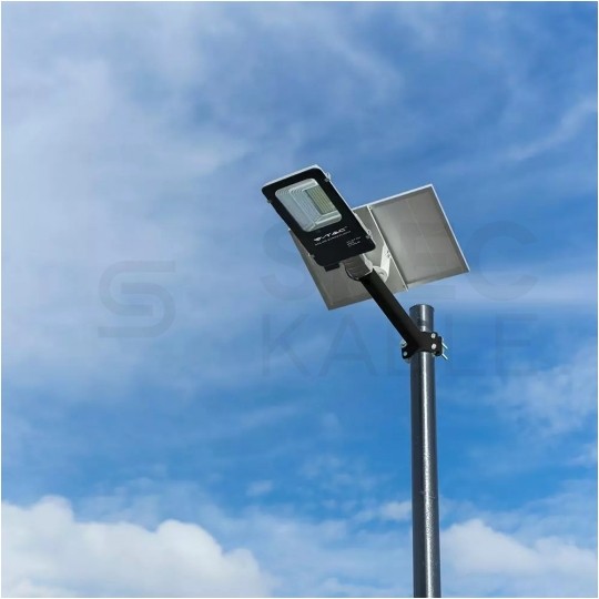 Lampa solarna LED 50W 4000lm 4000K 50000mAh, panel fotowoltaiczny, pilot sterowania, barwa NW biała neutralna V-TAC VT-ST200
