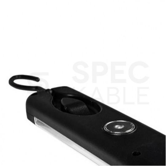 Lampa warsztatowa LED 15W / 230V 1200lm 6500k IP20 barwa CW biała zimna z przewodem 5m, hak MASTER LED