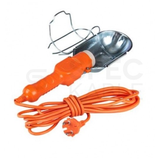 Lampa warsztatowa oprawa E27 40W / 230V IP20 z przewodem 5m, hak MASTER LED
