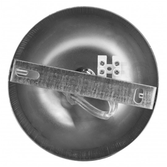 Lampa wisząca zwis sufitowy E27 chromowana pod klosz (bez linki)