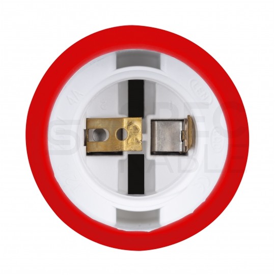 Lampa wisząca zwis sufitowy E27 silikonowa czerwona