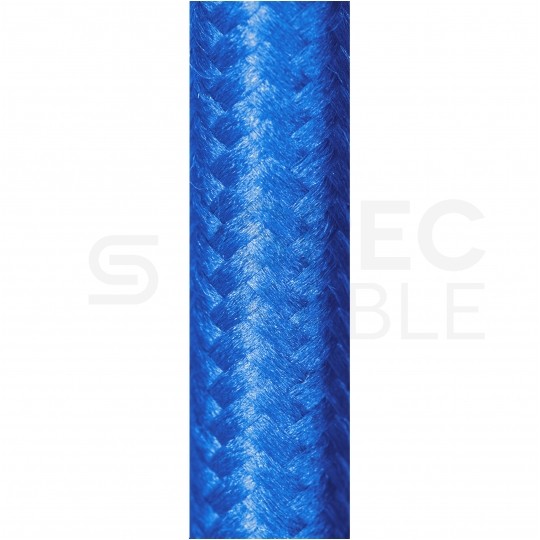 Lampa wisząca zwis sufitowy E27 silikonowa niebieska