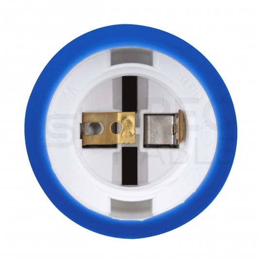 Lampa wisząca zwis sufitowy E27 silikonowa niebieska