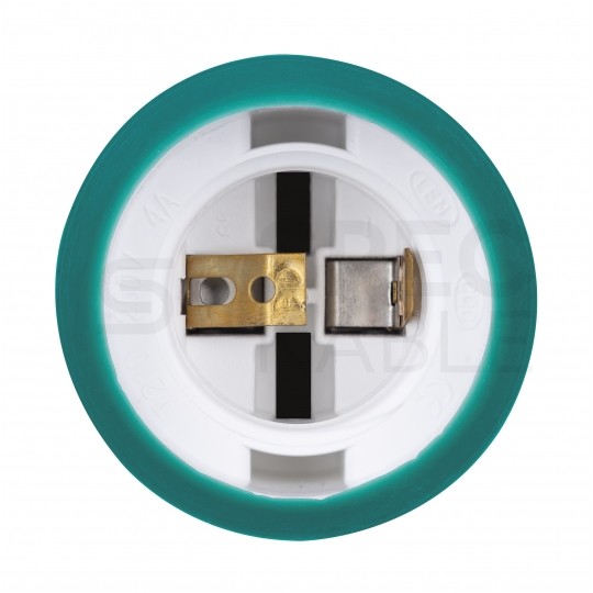 Lampa wisząca zwis sufitowy E27 silikonowa turkusowa