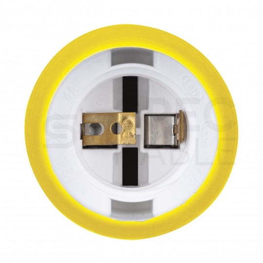 Lampa wisząca zwis sufitowy E27 silikonowa żółta